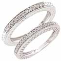 diamond wedding ring set