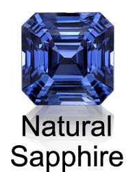 natural sapphire gemstone